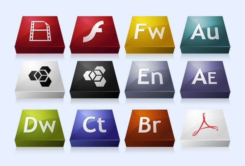 三维动画制作软件各种图标展示 三维动画制作软件各种图标展示