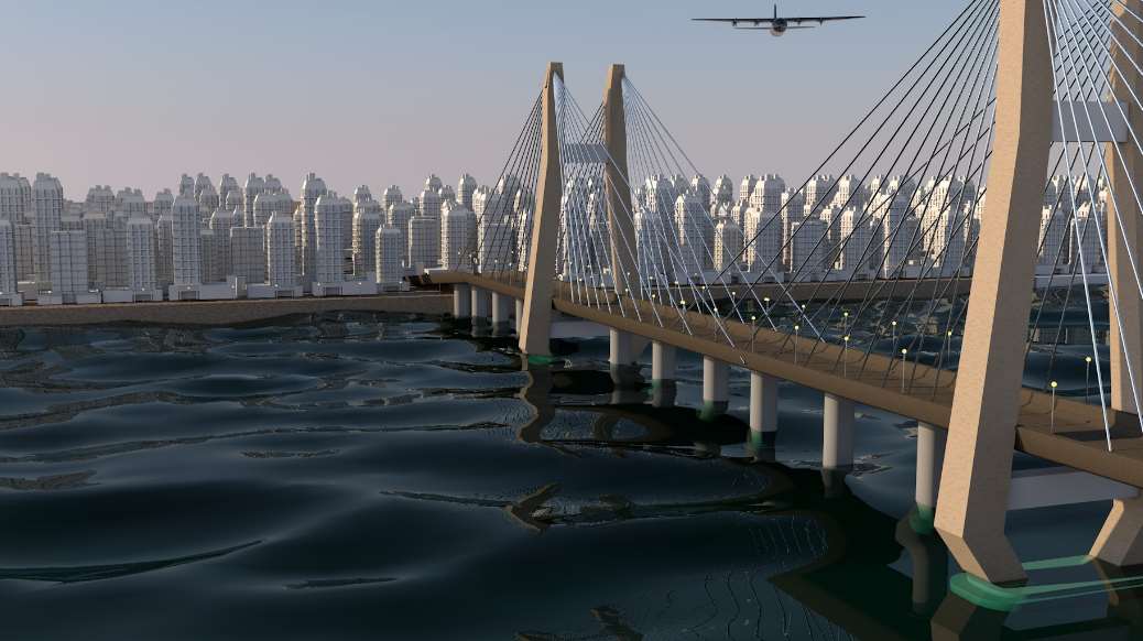 桥梁三维动画制作 桥梁三维动画制作