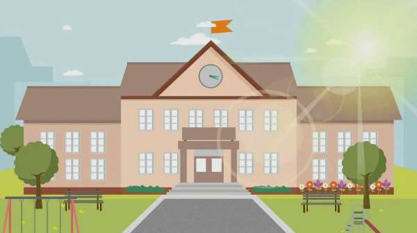 一个阳光明媚的造成; 一个阳光明媚的造成;